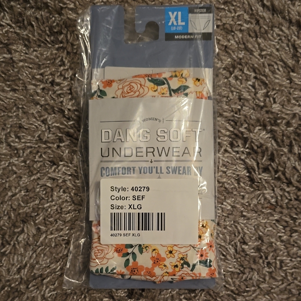 Floral Women's Underwear XL
